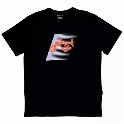 Camiseta Masculina Oakley Striped B1B Preto-FOA405605-01K- -1-